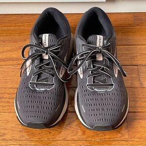 Brooks Women’s Ghost 13 Athletic Shoes - Gray and Pink - Size 8